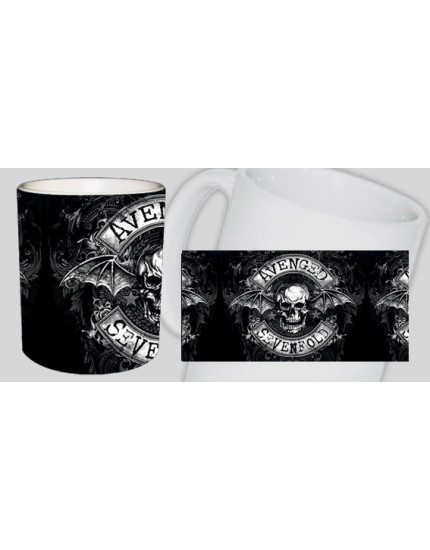 Avenged Sevenfold Ancient Skull hrnček obrázok 1