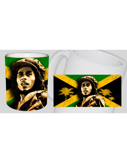 Bob Marley - Jamaica Flag hrnček obrázok 1