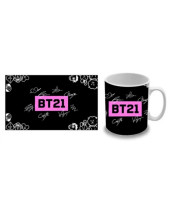 BT21 - Logo Signature hrnček