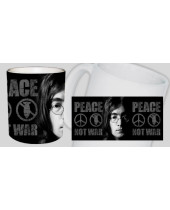 John Lennon - Peace not War hrnček
