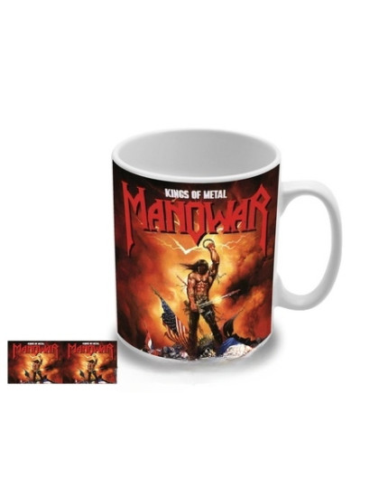 Manowar - Kings of Metal hrnček obrázok 1