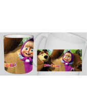 Máša a Medveď - motív 4 hrnček