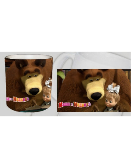 Máša a Medveď hrnček obrázok 1