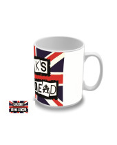 Punks not Dead - UK Flag hrnček