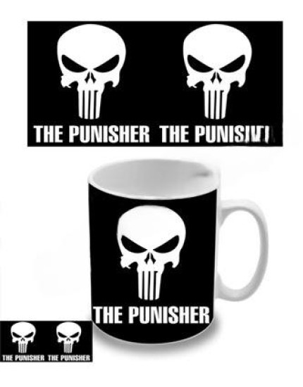 Punisher - Logo and Skull hrnček obrázok 1
