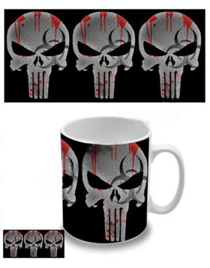 Punisher - Biohazard Skull hrnček obrázok 1