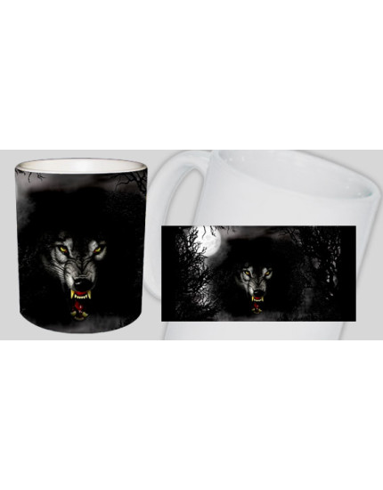 Wolf Collection - Wolf Angry hrnček obrázok 1