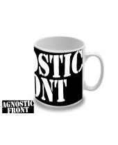 Agnostic Front Black and White Logo hrnček