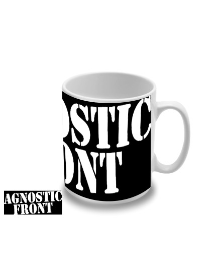 Agnostic Front Black and White Logo hrnček obrázok 1