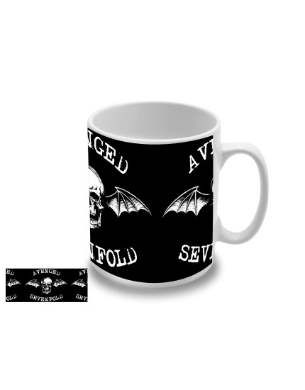 Avenged Sevenfold Bat Skull hrnček obrázok 1