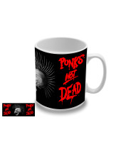 Punks not Dead - Punk Skull hrnček