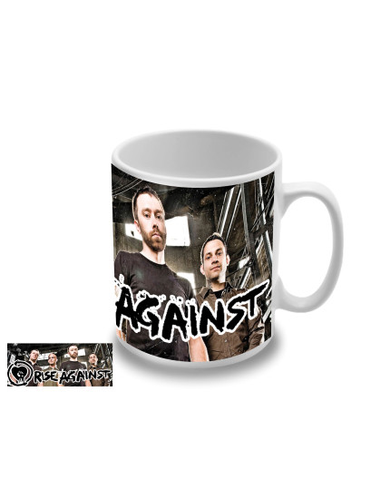 Rise Against - Band and Logo hrnček obrázok 1