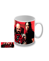 Slayer Band and Logo hrnček