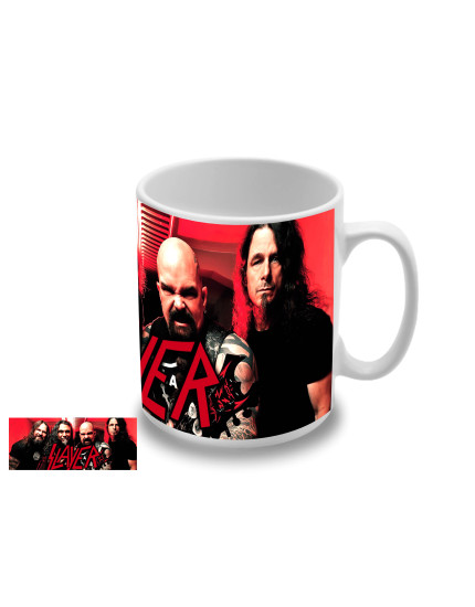 Slayer Band and Logo hrnček obrázok 1