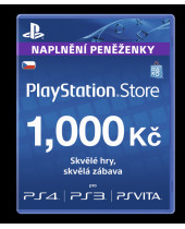 PlayStation Network Card (PSN Karta) 1000 Kč (krabicová verzia)