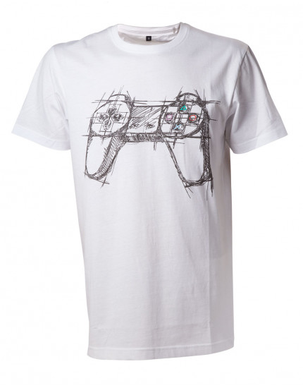 Playstation - White Controller (T-Shirt) obrázok 1