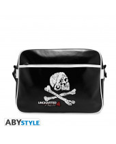 Uncharted 4 Skull Vinyl Messenger Bag