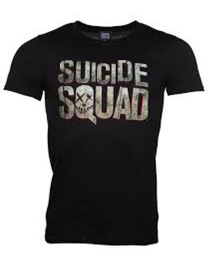 Suicide Squad - Logo Black (T-Shirt) obrázok 1