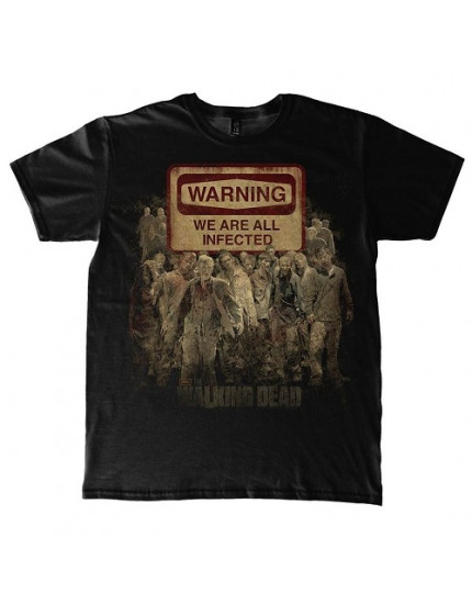 Walking Dead - Warning (T-Shirt) obrázok 1