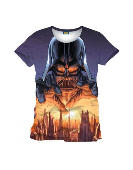 Star Wars - Vader Menace Full Printed (T-Shirt) obrázok 1