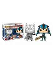 Pop! Games - Marvel vs. Capcom Infinite - 2-Pack Black Panther vs Monster Hunter Silver