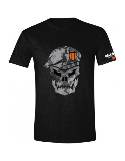 Call of Duty - Black Ops 4 Skull With Camo (T-Shirt) obrázok 1