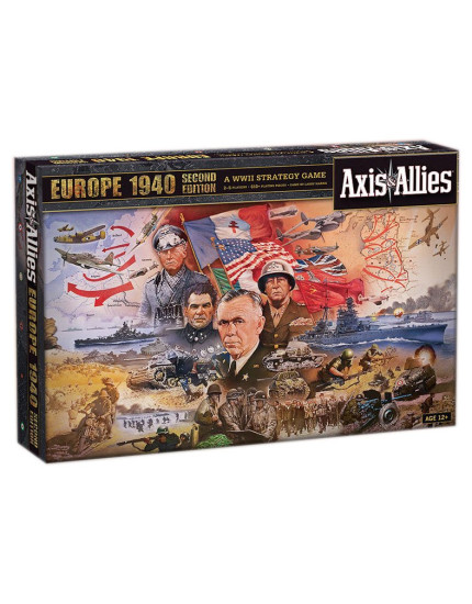 Avalon Hill stolová hra Axis and Allies Europe 1940 2nd Edition (English Version) obrázok 1