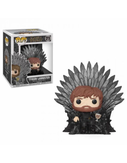 Pop! Game of Thrones - Tyrion Sitting on Iron Throne Deluxe Super Sized 15 cm obrázok 1