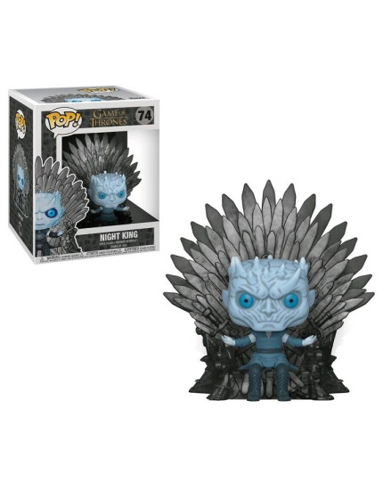 Pop! Game of Thrones - Night King on Iron Throne Deluxe Super Sized 15 cm obrázok 1