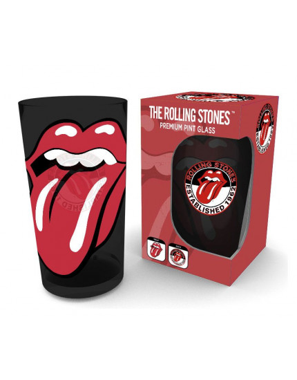 Rolling Stones Premium Pint Glass Logo obrázok 1