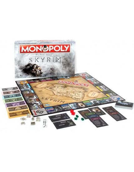 Elder Scrolls 5 Skyrim stolová hra Monopoly (German Version) obrázok 1