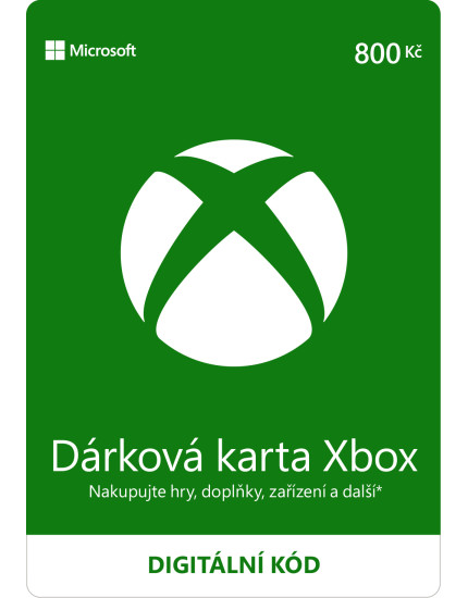 XBOX - Dárková karta Xbox 800 Kč (digitálny produkt) obrázok 1