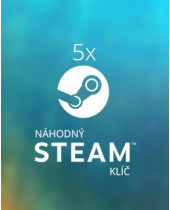 5x Náhodný steam kľúč