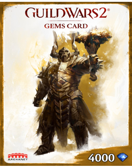 ESD Guild Wars 2 4000 Gem Card obrázok 1